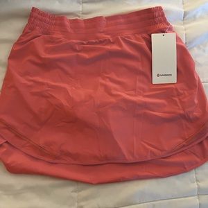 NWT Lululemon Hotty Hot Skort LONG Size 10 “Raspberry Cream”